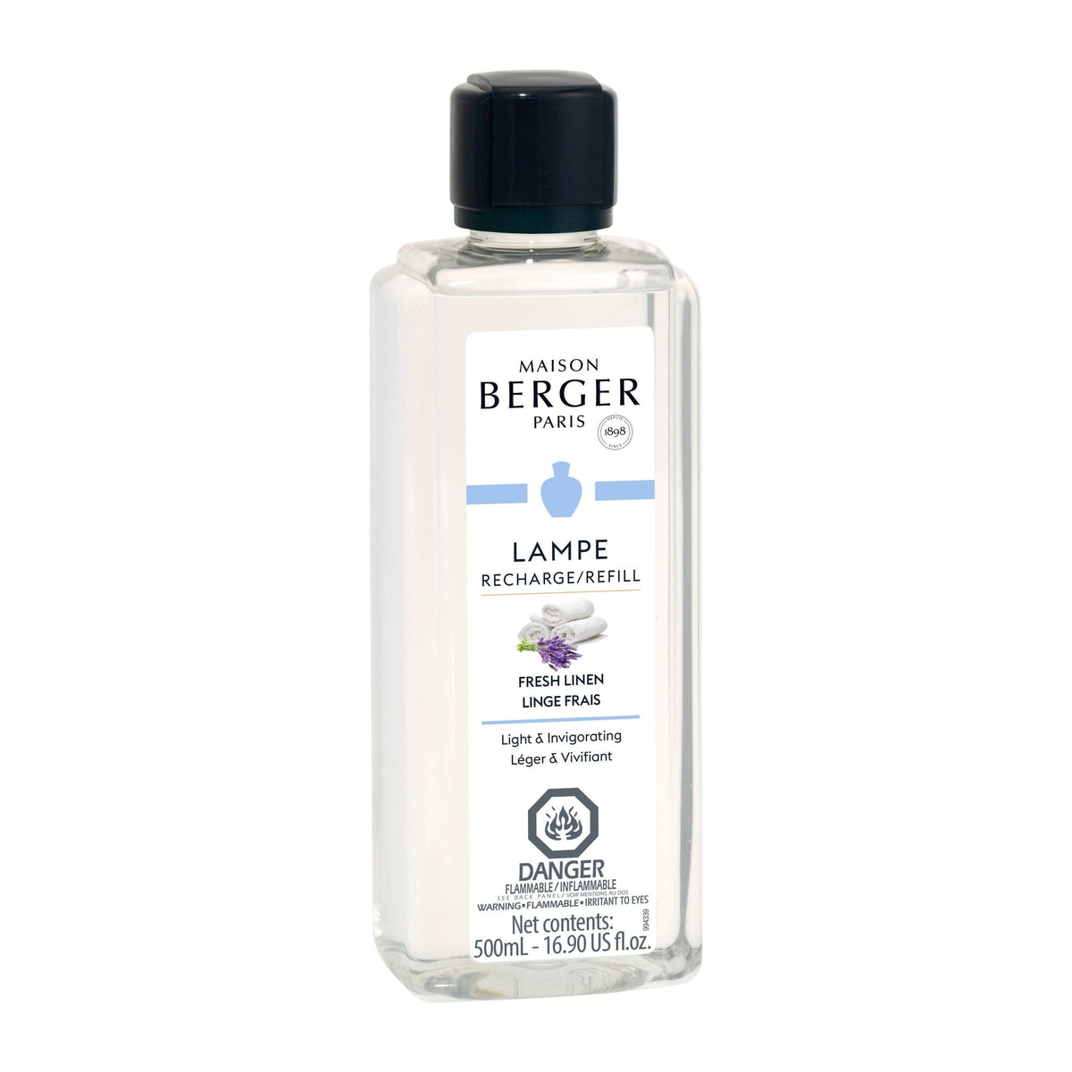 Maison Berger Fresh Linen Lamp Refill – 500 mL