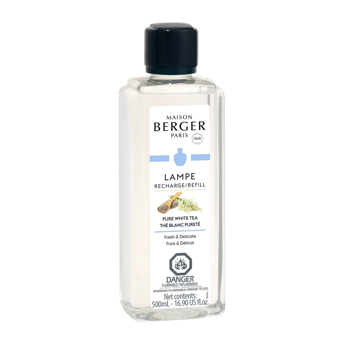 Maison Berger Pure White Tea Lamp Refill – 500 mL