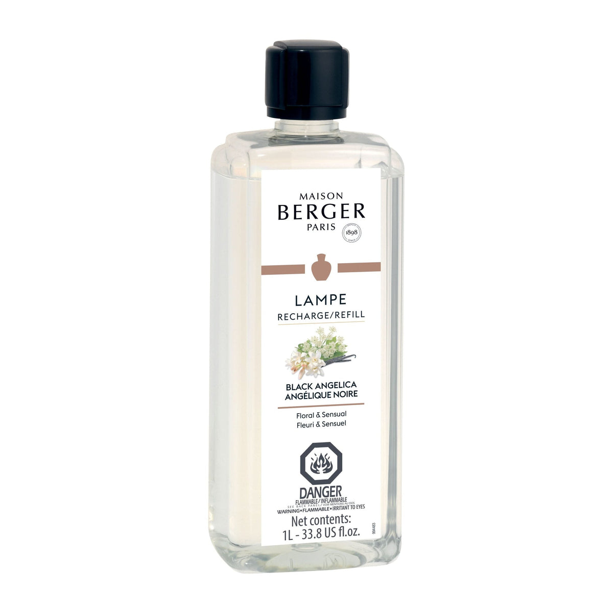Maison Berger Black Angelica Lamp Refill – 1 L