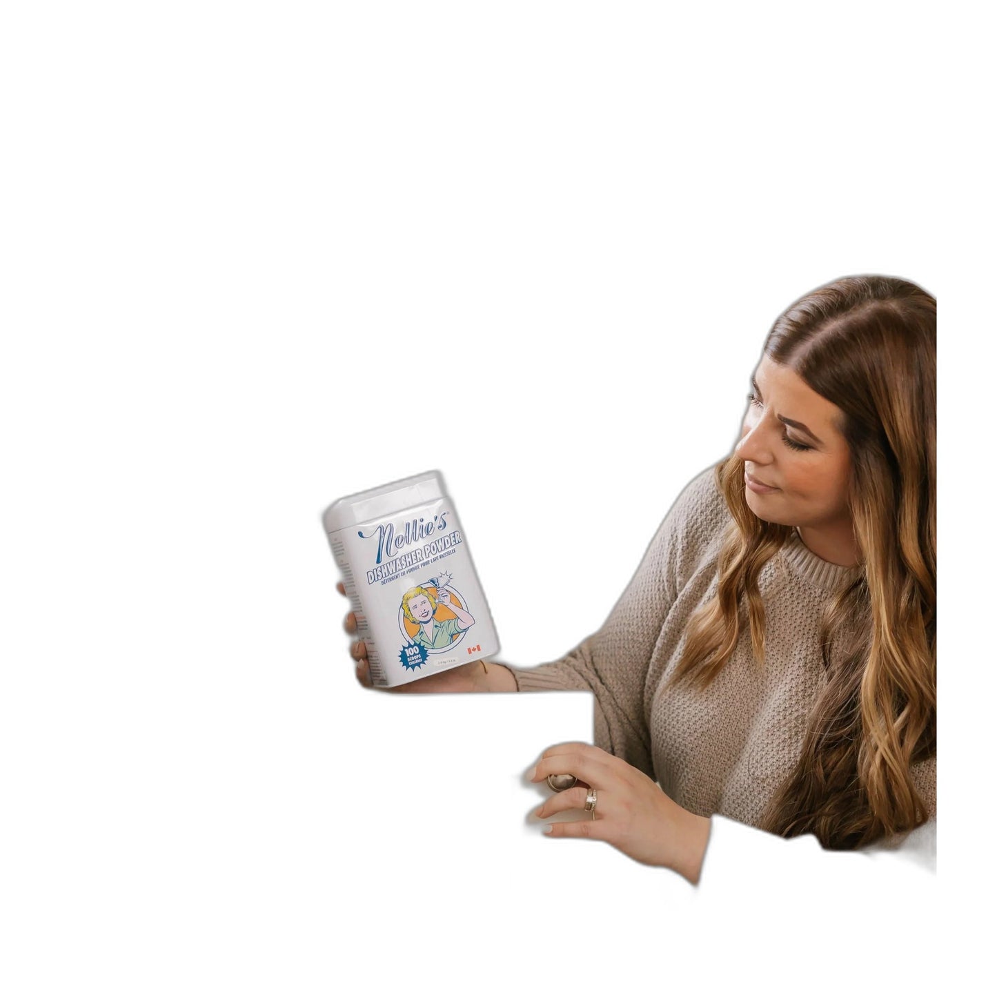 Nellie's Dishwasher Powder Tin, 100 Scoops