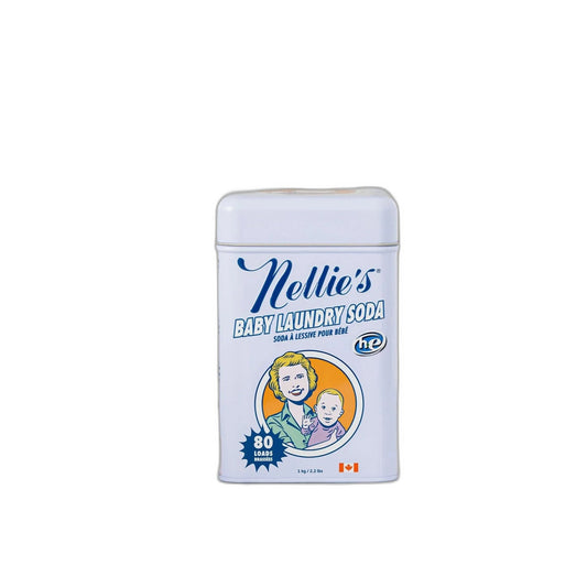 Nellie's Baby Laundry Soda Tin, 80 Loads