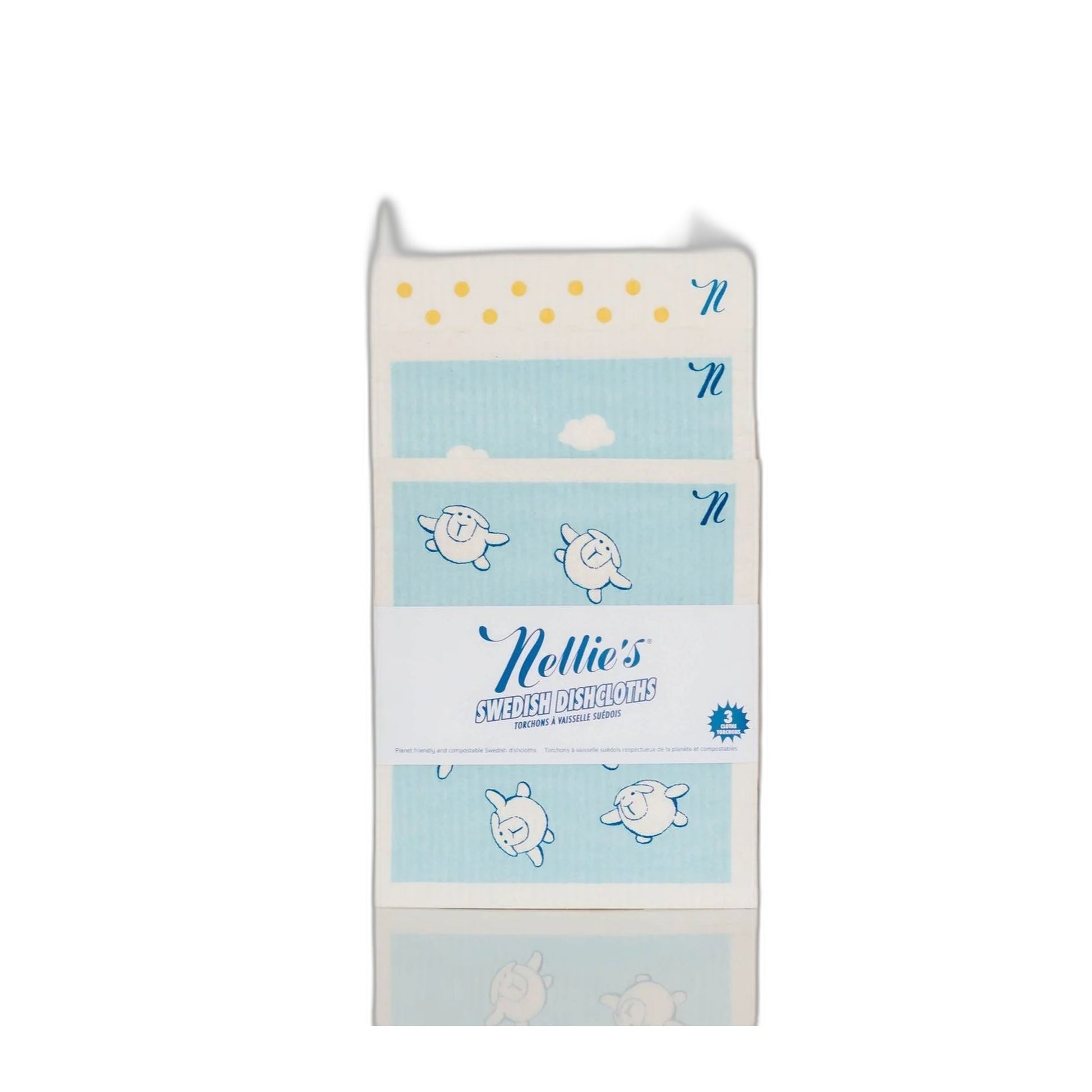 Nellie's Swedish Dish Cloths 3-Pack, Classic